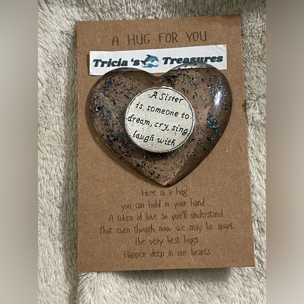 Handcrafted Heart with Sentiment